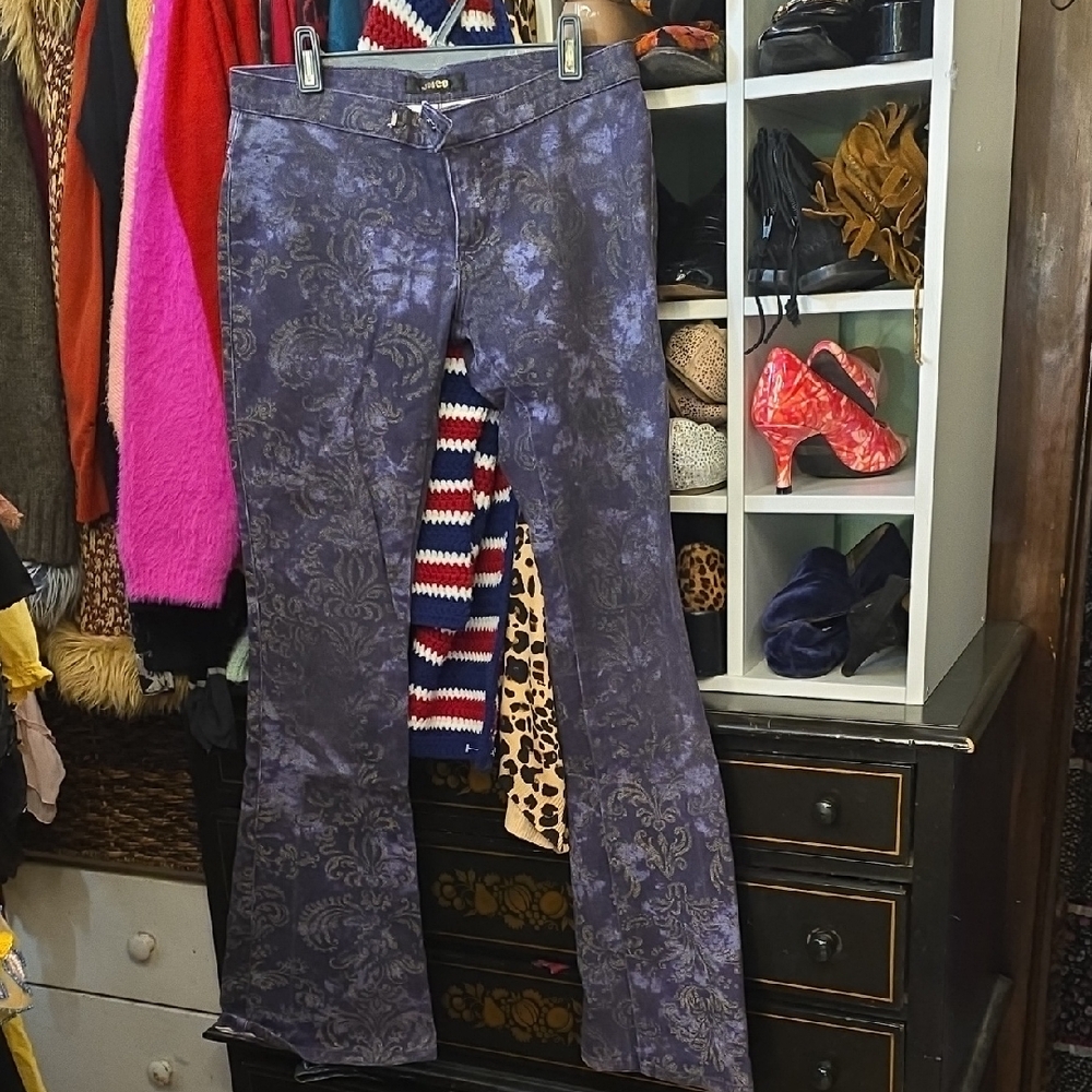 JNCO Purple and Gold Denim